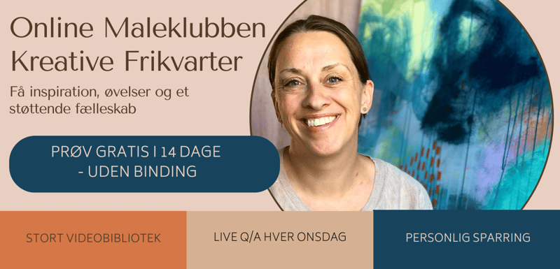 abstrakte malerier på kreativ frikvarter måden